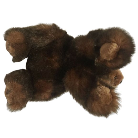 Vintage MJC International Brown Teddy Bear made in USA 1992 - Picture 5 of 8